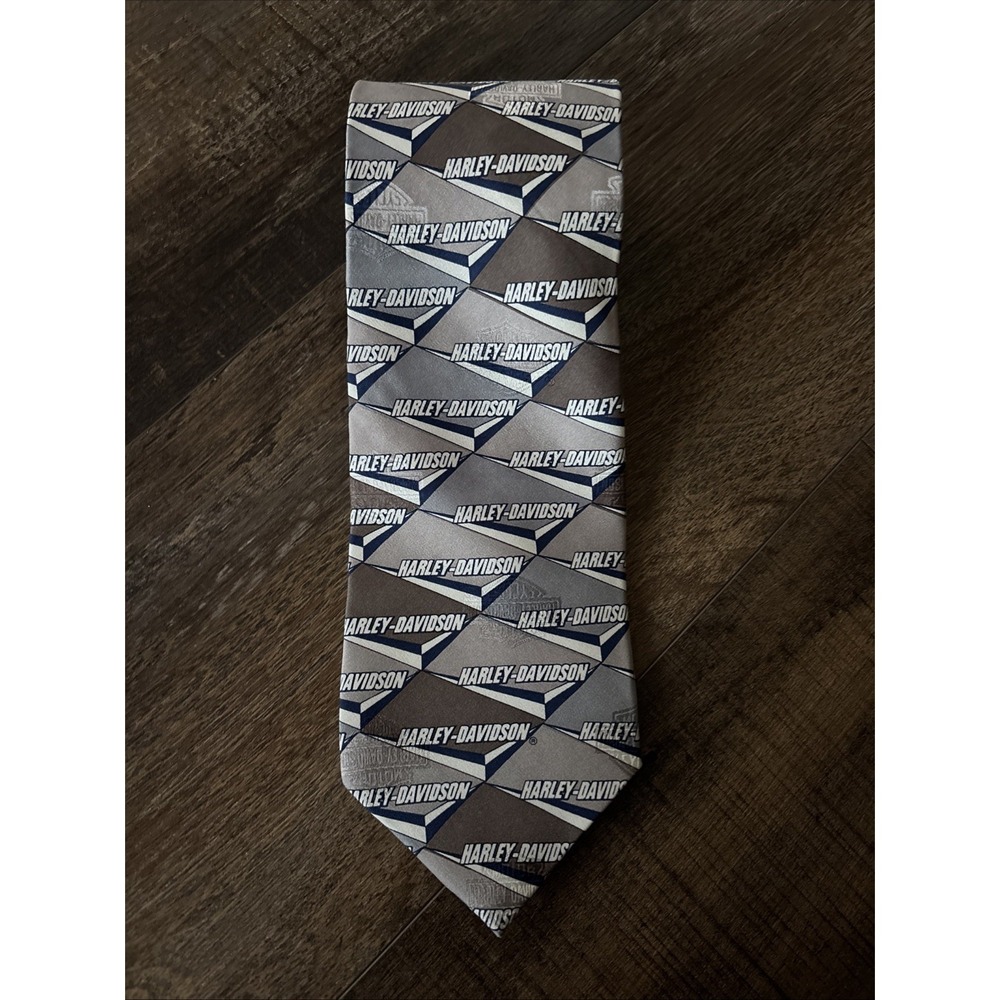 Ralph Marlin & Co Harley-Davidson Neck Tie 2001 Vintage Motorcycles